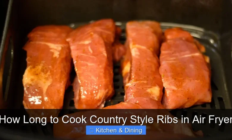 How Long to Cook Country Style Ribs in Air Fryer