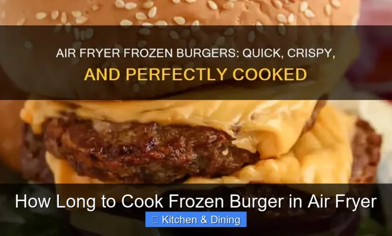 How Long to Cook Frozen Burger in Air Fryer