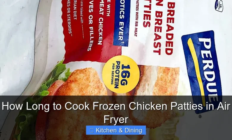 How Long to Cook Frozen Chicken Patties in Air Fryer