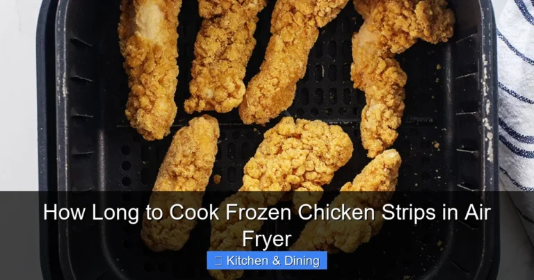 How Long to Cook Frozen Chicken Strips in Air Fryer