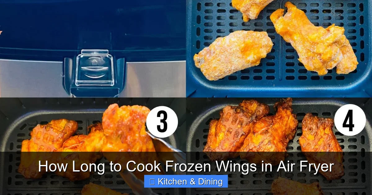 How Long to Cook Frozen Wings in Air Fryer