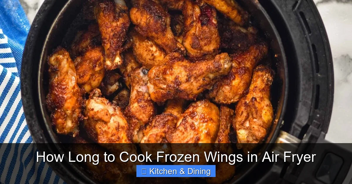 How Long to Cook Frozen Wings in Air Fryer