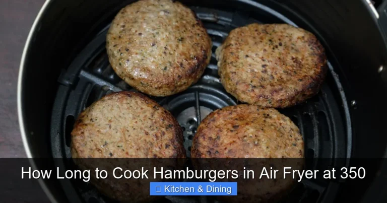 How Long to Cook Hamburgers in Air Fryer at 350