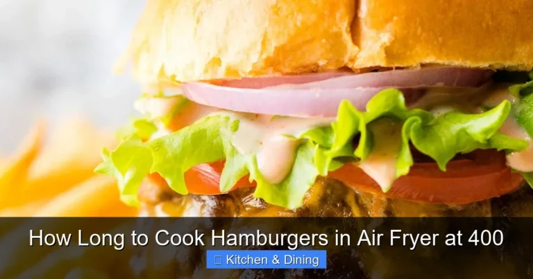 How Long to Cook Hamburgers in Air Fryer at 400