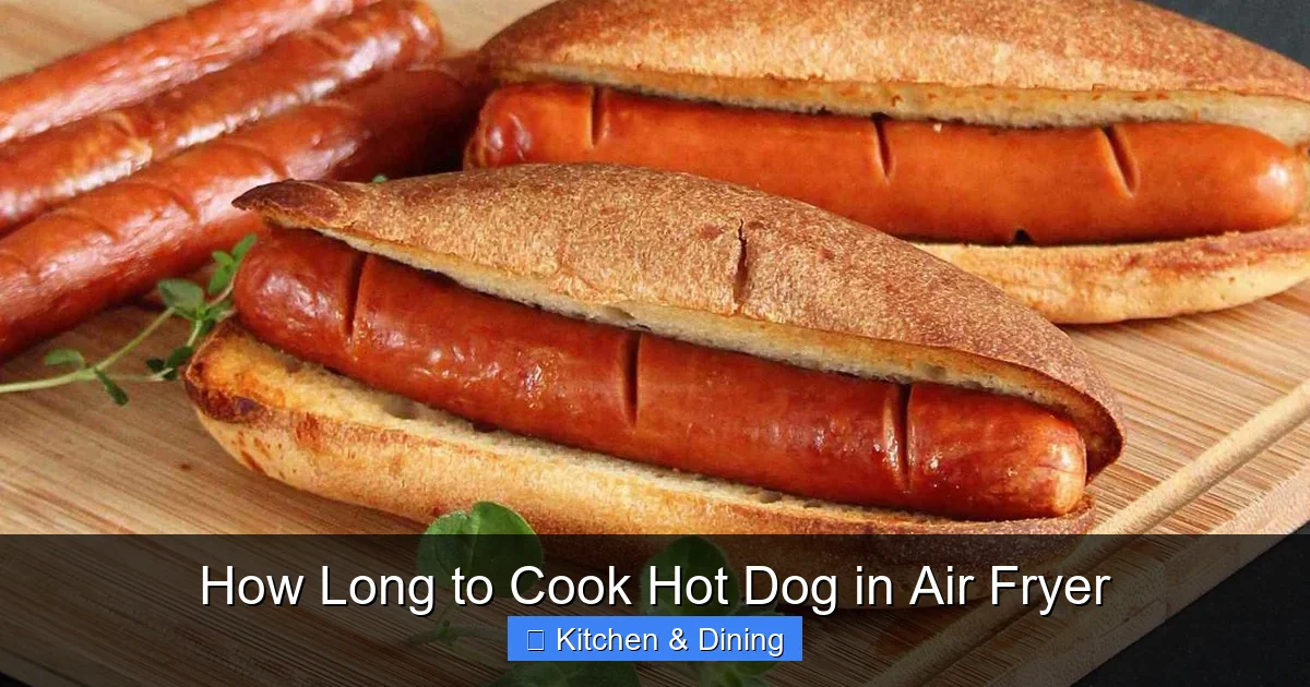 How Long to Cook Hot Dog in Air Fryer