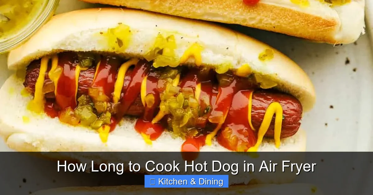 How Long to Cook Hot Dog in Air Fryer