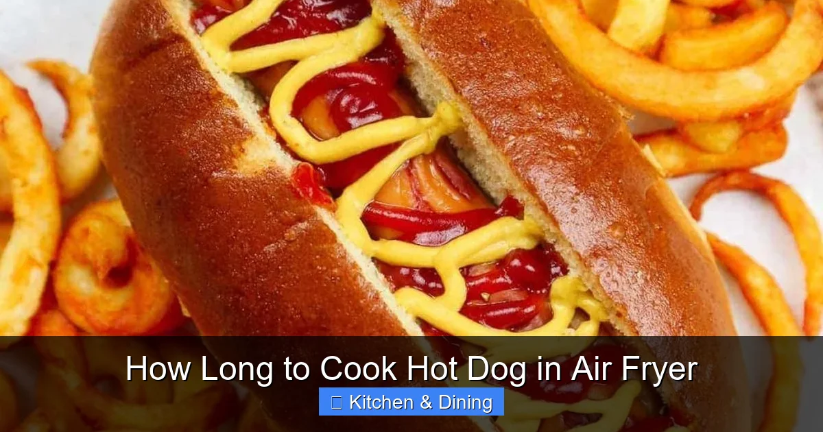 How Long to Cook Hot Dog in Air Fryer