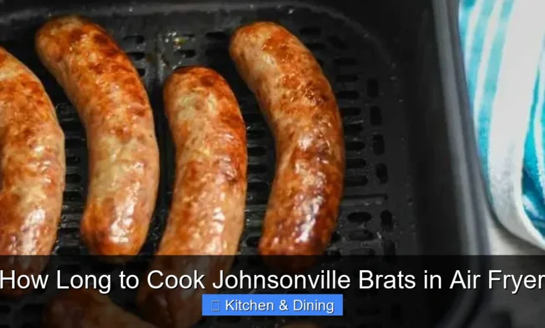 How Long to Cook Johnsonville Brats in Air Fryer