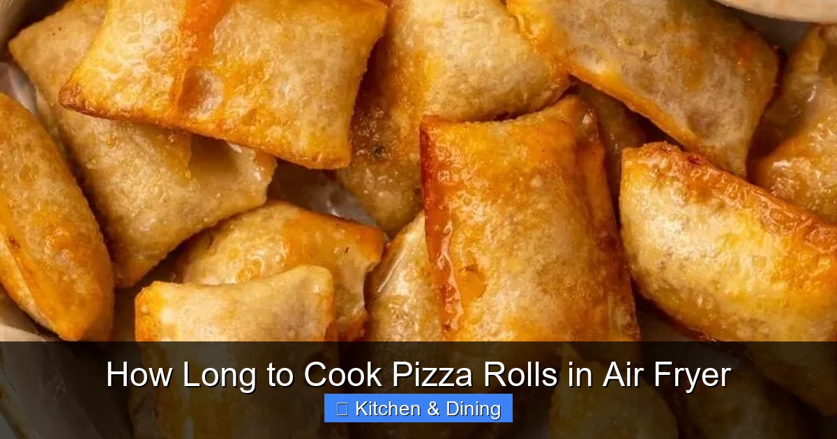 How Long to Cook Pizza Rolls in Air Fryer