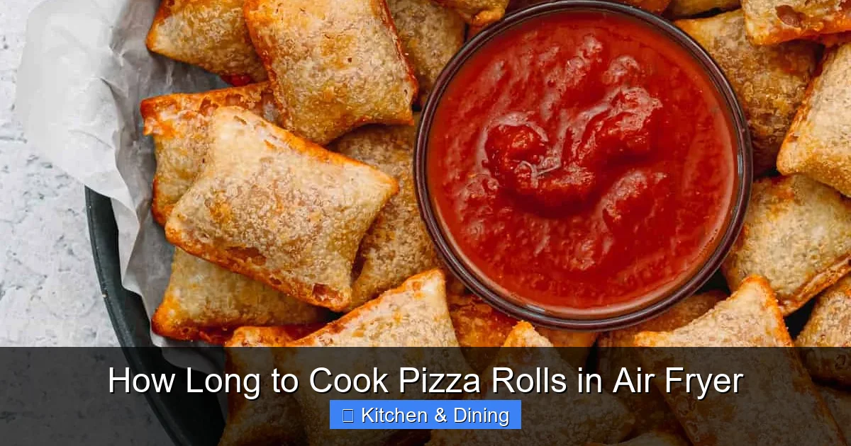 How Long to Cook Pizza Rolls in Air Fryer