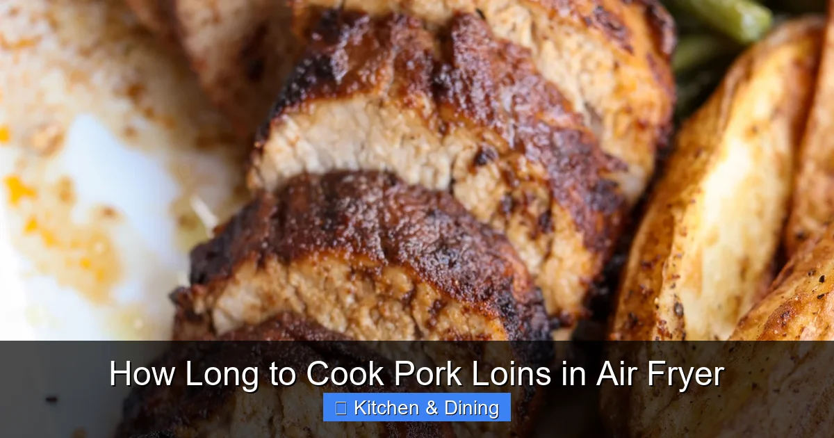How Long to Cook Pork Loins in Air Fryer