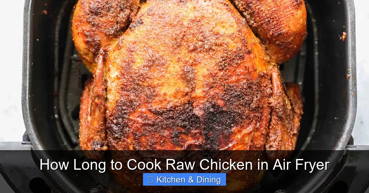 How Long to Cook Raw Chicken in Air Fryer