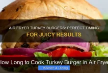 How Long to Cook Turkey Burger in Air Fryer