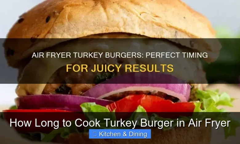 How Long to Cook Turkey Burger in Air Fryer