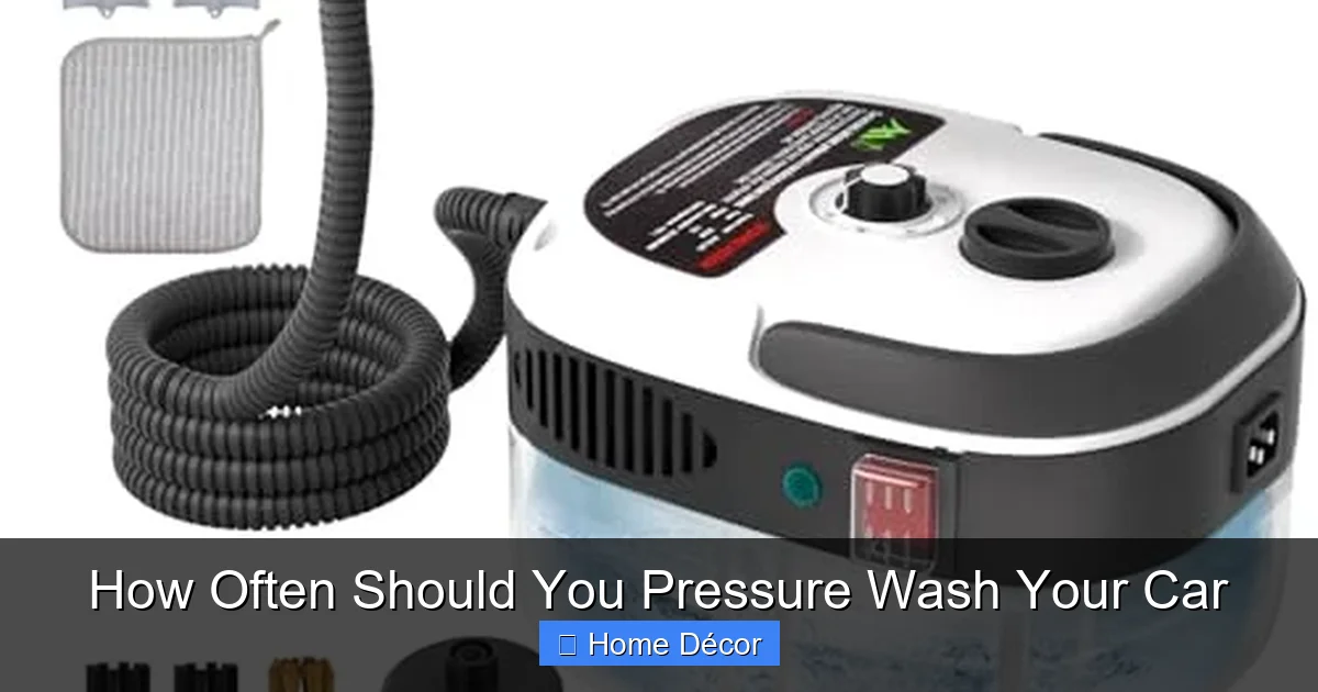 How Often Should You Pressure Wash Your Car