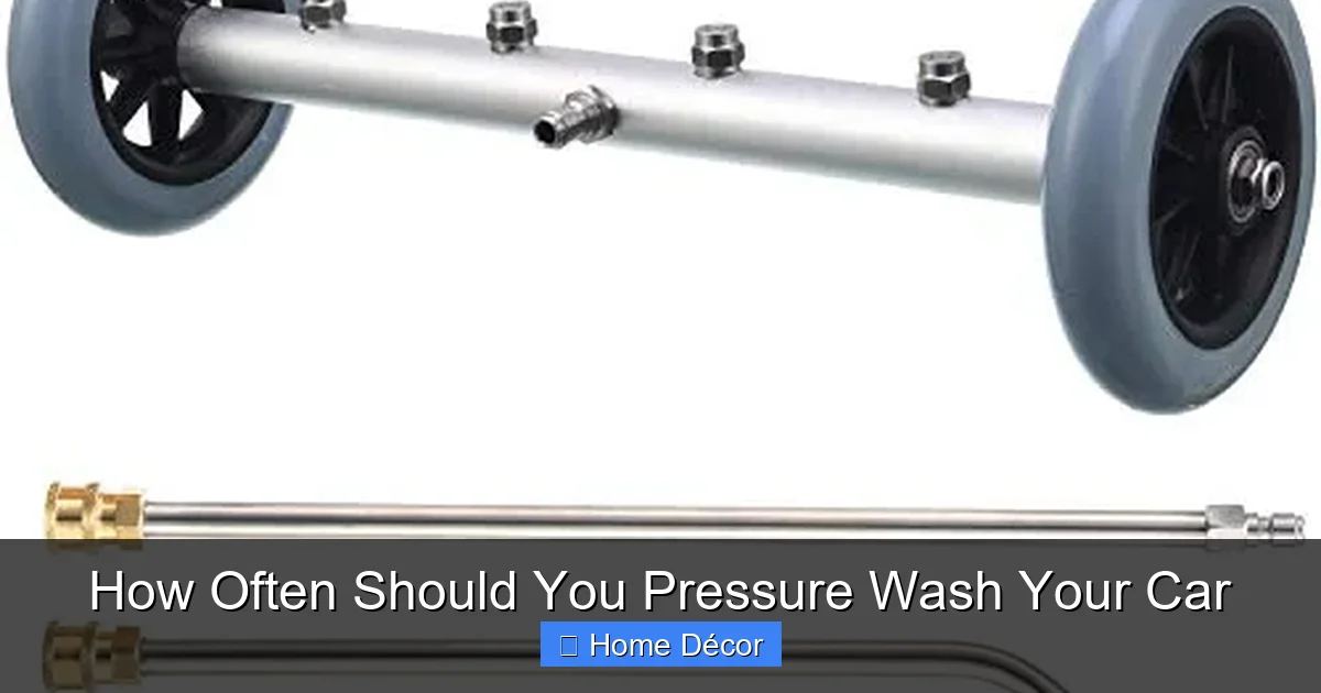 How Often Should You Pressure Wash Your Car