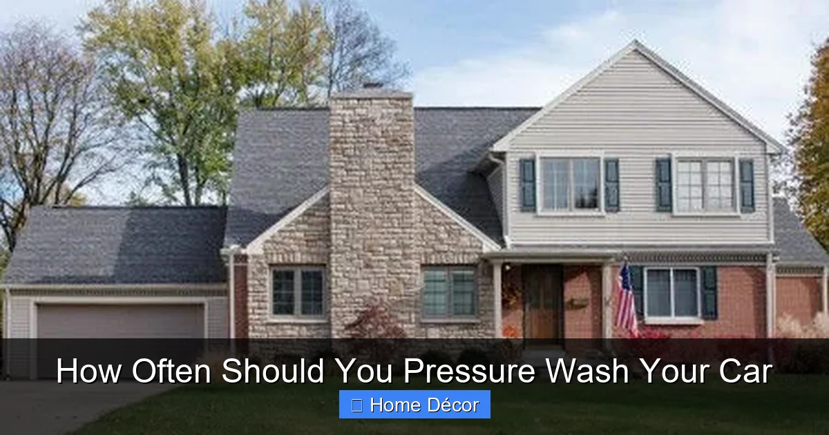 How Often Should You Pressure Wash Your Car