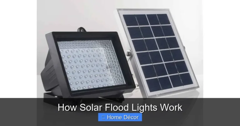 How Solar Flood Lights Work