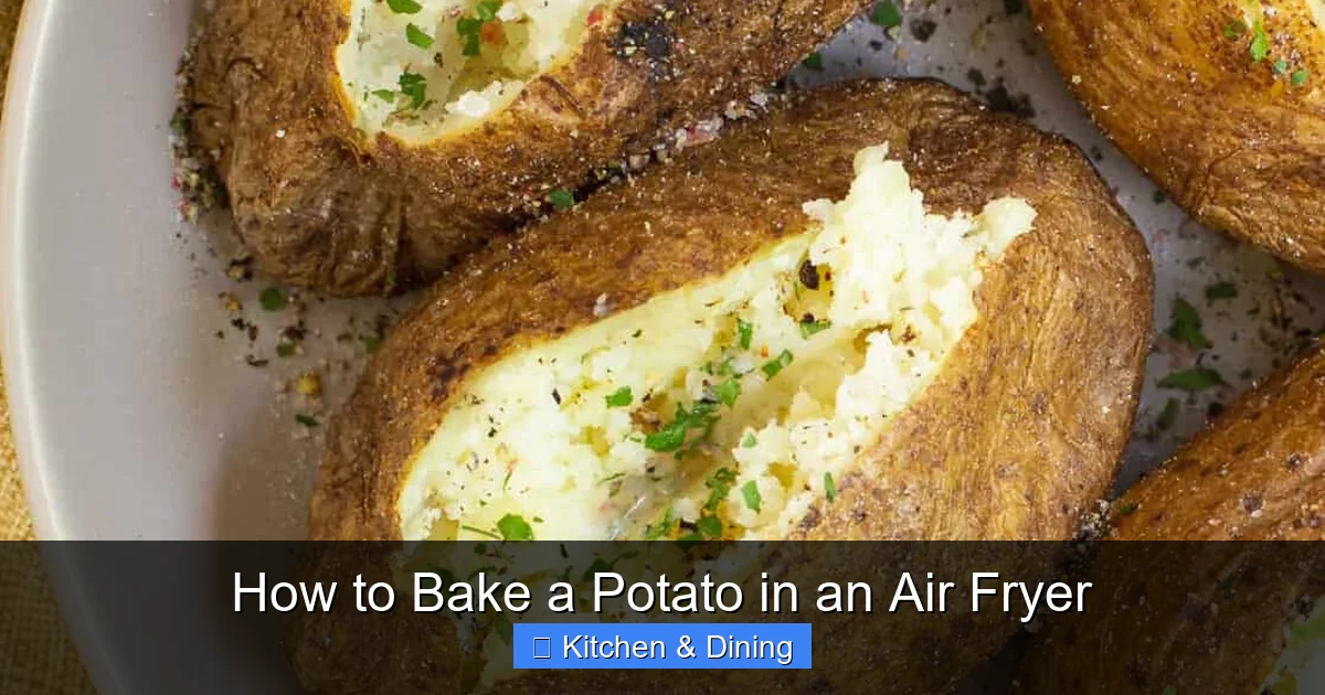 How to Bake a Potato in an Air Fryer