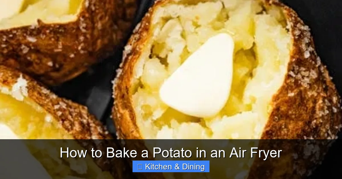 How to Bake a Potato in an Air Fryer