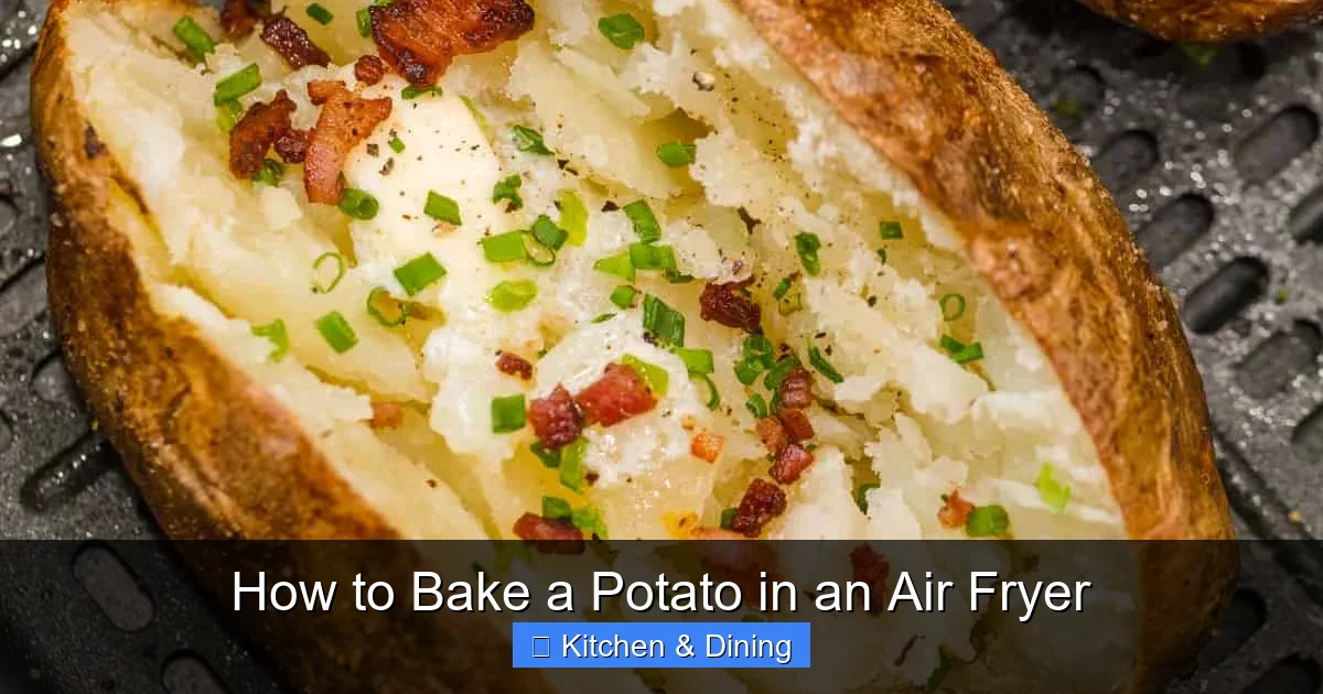 How to Bake a Potato in an Air Fryer