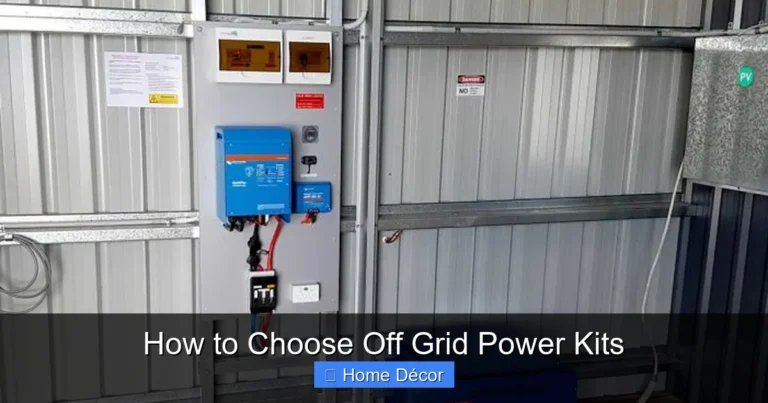 How to Choose Off Grid Power Kits