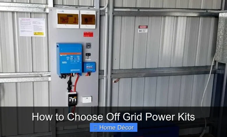 How to Choose Off Grid Power Kits