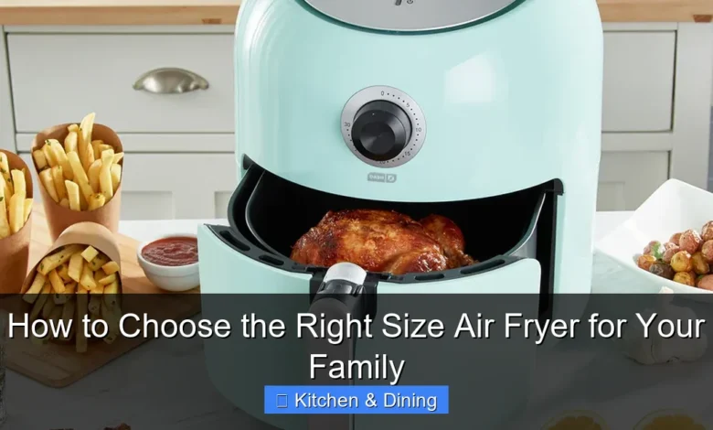 How to Choose the Right Size Air Fryer for Your Family