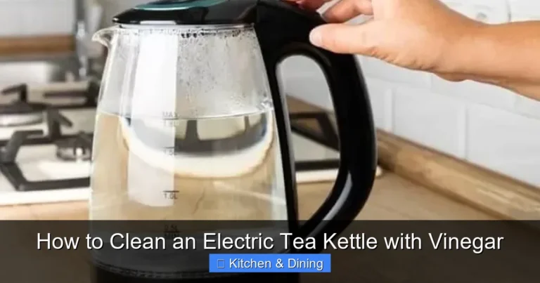 How to Clean an Electric Tea Kettle with Vinegar