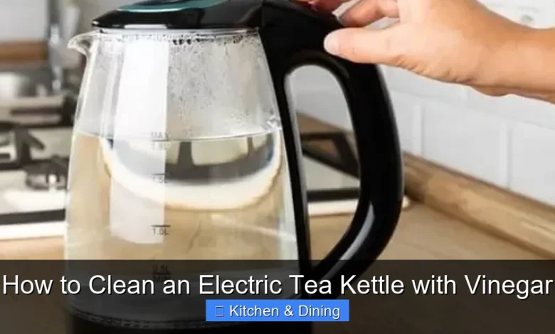 How to Clean an Electric Tea Kettle with Vinegar