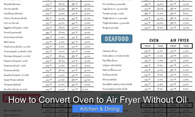 How to Convert Oven to Air Fryer Without Oil