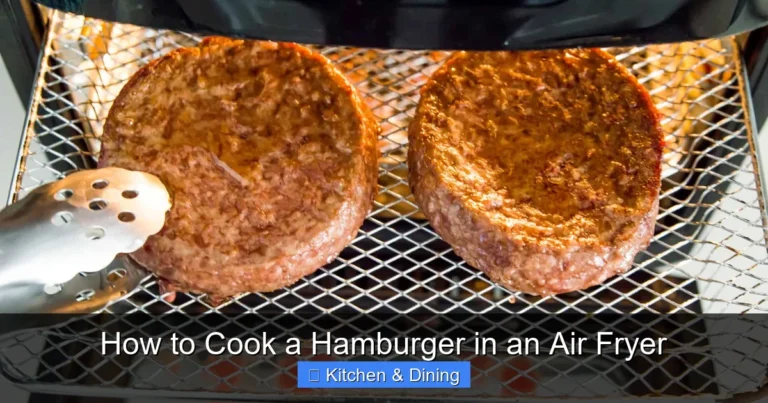 How to Cook a Hamburger in an Air Fryer