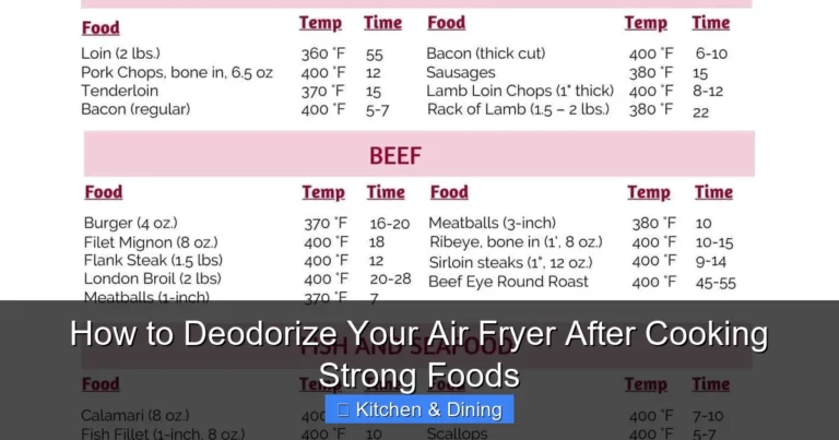How to Deodorize Your Air Fryer After Cooking Strong Foods