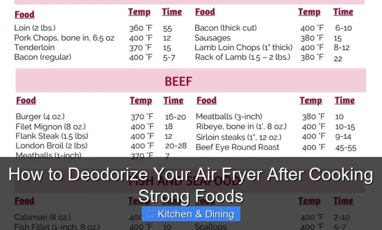 How to Deodorize Your Air Fryer After Cooking Strong Foods