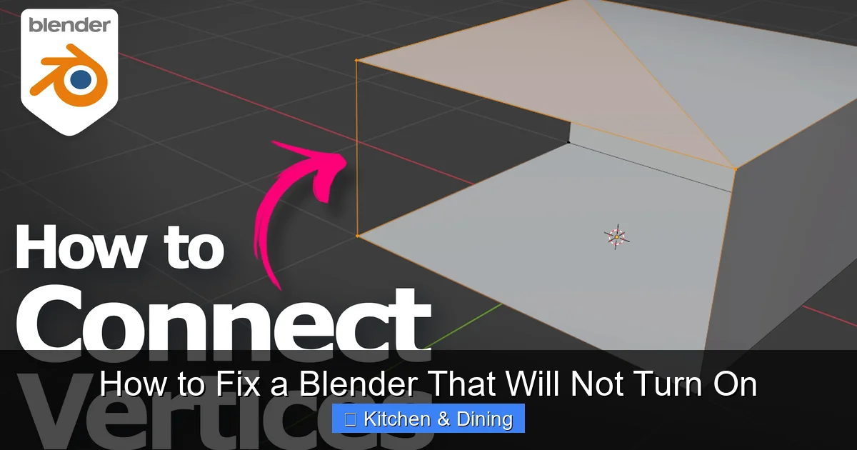 How to Fix a Blender That Will Not Turn On