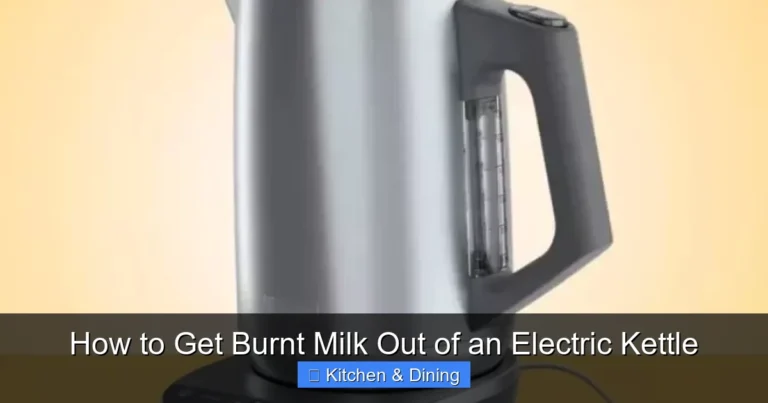How to Get Burnt Milk Out of an Electric Kettle