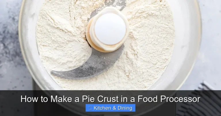 How to Make a Pie Crust in a Food Processor