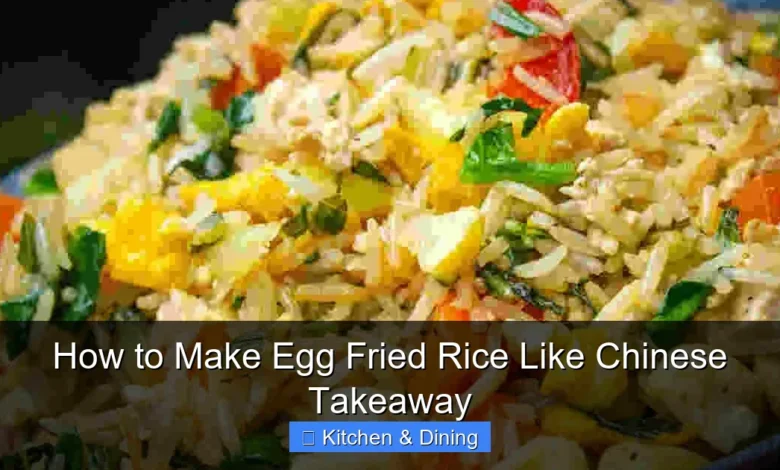How to Make Egg Fried Rice Like Chinese Takeaway