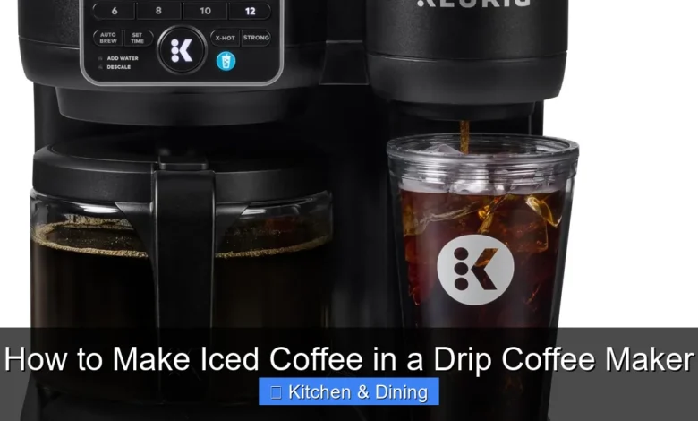 How to Make Iced Coffee in a Drip Coffee Maker
