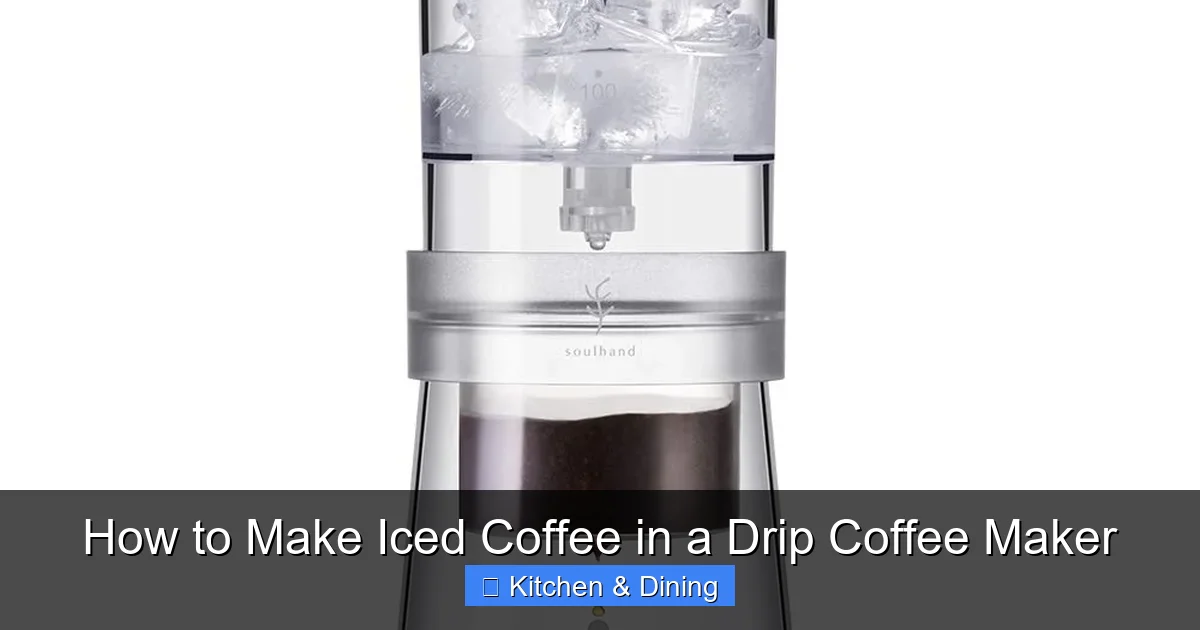 How to Make Iced Coffee in a Drip Coffee Maker