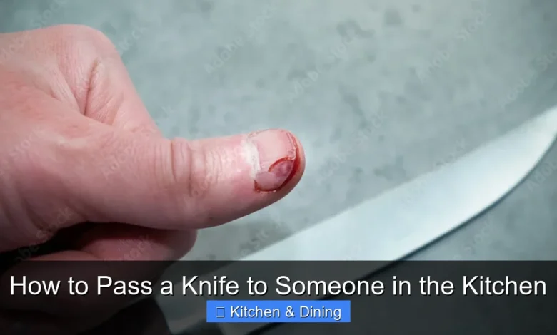 How to Pass a Knife to Someone in the Kitchen
