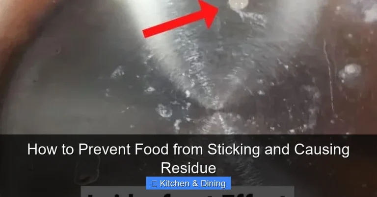 How to Prevent Food from Sticking and Causing Residue