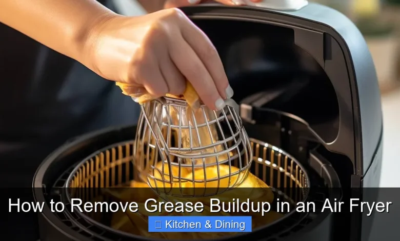 How to Remove Grease Buildup in an Air Fryer
