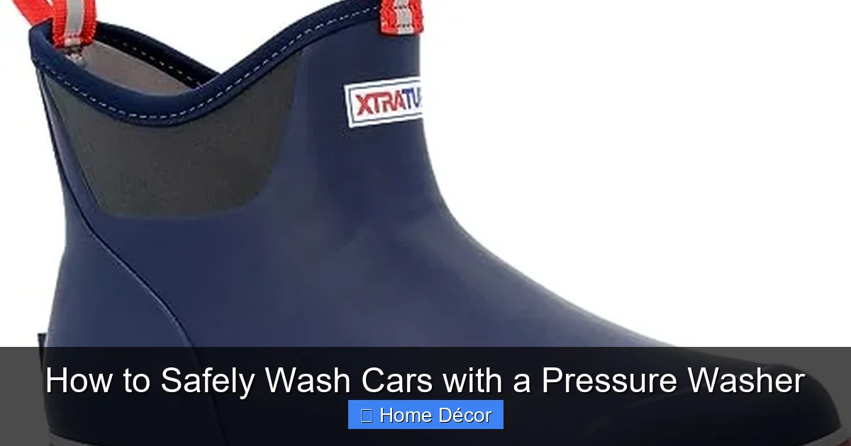 How to Safely Wash Cars with a Pressure Washer