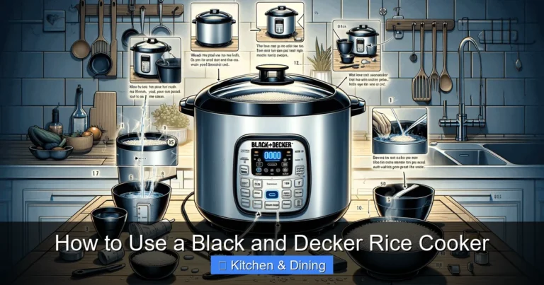 How to Use a Black and Decker Rice Cooker