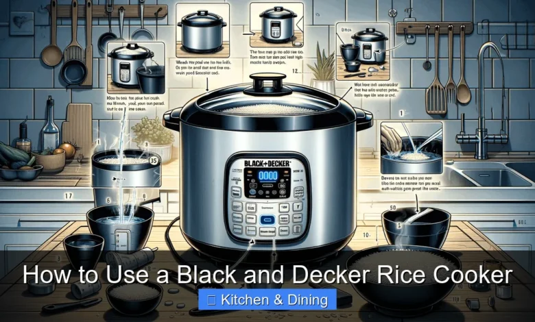 How to Use a Black and Decker Rice Cooker