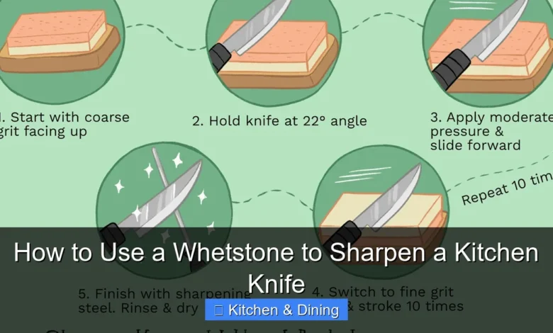 How to Use a Whetstone to Sharpen a Kitchen Knife