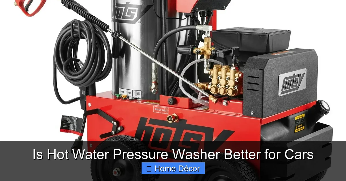Is Hot Water Pressure Washer Better for Cars