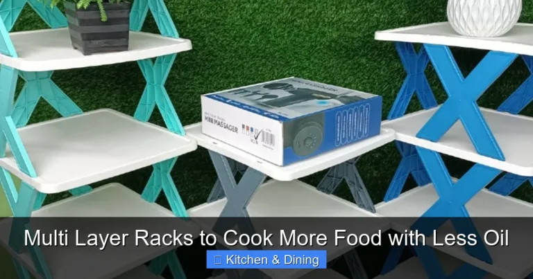 Multi Layer Racks to Cook More Food with Less Oil