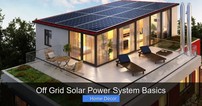 Off Grid Solar Power System Basics